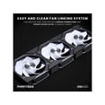 thumbnail image 5 of Phanteks D30-120 DRGB PWM FAN 3Pack, Reverse Airflow Model, Premium D-RGB Performance Fans, Halos lighting Effect, ARGB/DRGB lighting, Daisy-chain Fan Linking system, Black, 3Pack, 5 of 5