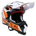 thumbnail image 3 of TCMT DOT Dirt Bike Helmet Full Face Adult Motorcross Helmet for Atv Offroad Street Dirt Bike White Orange Graffiti XL Size, 3 of 7