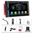 thumbnail image 2 of WOLFWO Car Radio Stereo with Rear Camera, 7" Wireless Car Radio Double Din Apple CarPlay Stereo Touch Screen Bluetooth FM, 2 of 13