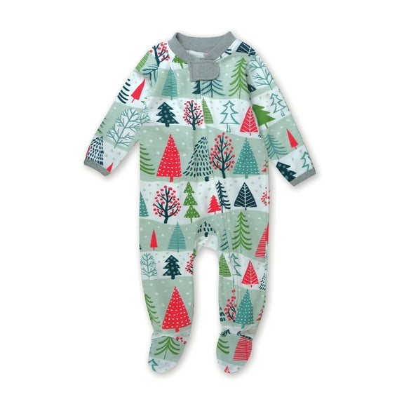 Honest Baby Clothing Gender Neutral Organic Cotton Holiday Sleep N Play, Sizes Newborn-9 Months