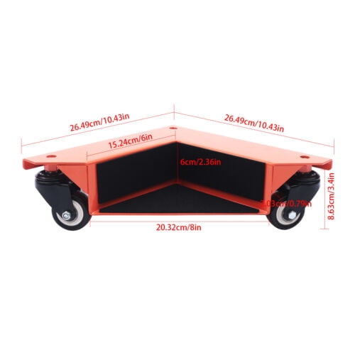 Desk Cabinet Corner Mover Dolly Furniture Dollies Roller 1433 LBS Load Capacity