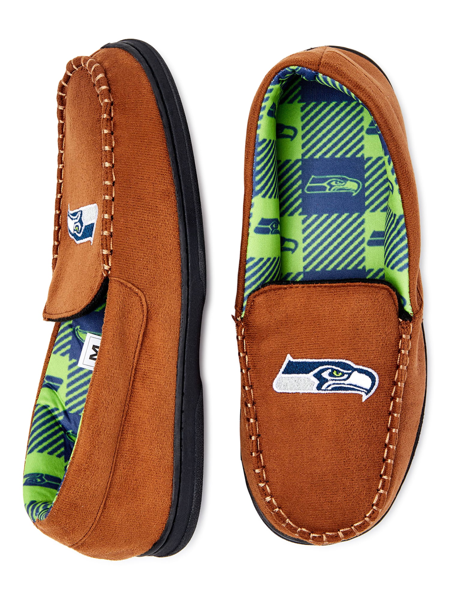 Seattle Seahawks Repeat Logo Moccasins 