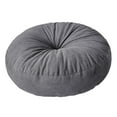 thumbnail image 5 of CoudarTitie Round Floor Pillow Meditation Cushion Decorative Comfortable Floor Cushion Pad for Bedroom Office Balcony Indoor Dark Gray, 5 of 9