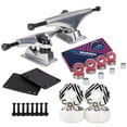 thumbnail image 2 of Cal 7 Skateboard Package Combo with 5 Inch Silver Trucks, 52mm 99A Wheels, Complete Set of Bearings and Steel Hardware (Retro), 2 of 4