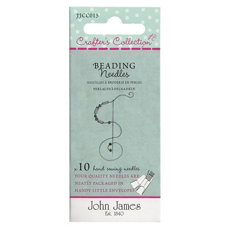 Packing Fluid Needle - Crafter's Collection Beading Needle Assorted Variety Pack - Sizes 10, 11 & 12 - 10 Pack