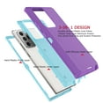 thumbnail image 3 of Galaxy Note 20 Ultra Case, Sturdy Phone Case for Galaxy Note 20 Ultra 5G 6.9",Tekcoo Full-Body Shockproof Protection Heavy Duty Armor Hard Plastic & Shock Absorption Rubber Rugged Bumper 3-in-1 Case, 3 of 7