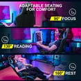 thumbnail image 6 of GTRACING Gaming Chair with Footrest Ergonomic Reclining Office Chair Swivel Rocker, Blue, 6 of 6