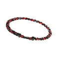 thumbnail image 1 of Collar de béisbol Yinane de cuerda negro rojo para hombres mujeres niños, 1 of 8