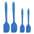 thumbnail image 1 of 4uds Silicona Espátula Anti-Calor Sin-Rayones Cocina Torneros Anti-adherente Espátula para Cocinar Raspar Azul, 1 of 7
