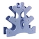 thumbnail image 2 of Soporte para mancuernas Cola Organizador de gimnasio 3 niveles, 2 of 8