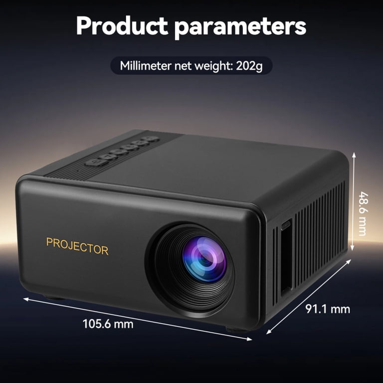 Nkmbld 4K Projector with WiFi and Bluetooth, Portable High