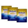 Refresh Optive Mega-3 Lubricant Eye Drops, Preservative-Free, 0.01 fl oz, 30 Vials - 3 Pack