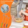 thumbnail image 1 of Xihbxyly Batidor Rotatorio de Acero Inoxidable, Batidor Manual Semiautomático, Mango de Goma Antideslizante, Acero Duradero de Grado Alimenticio, Multiusos para Mezclar, Hornear y Cocinar, Fácil de A, 1 of 2