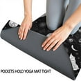 thumbnail image 3 of Black White Gothic Hand Bat Eye Pattern Hot Yoga Mat Towel Non Slip for Hot Yoga - Quick-Drying Yoga Mat Cover with 4 Corner Pockets with Travel Bag - Hot Yoga Towel Non Slip 70"x26", 3 of 6