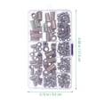 thumbnail image 2 of Miangastore Insert Nuts For Wood Assorted Color 165Pcs Flanged Thread Texture 6.68X3.73X0.79In, 2 of 8