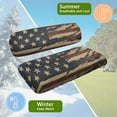 thumbnail image 6 of Aplkyhs American Flag Golf Cart Seat Covers 2-Person Seats Golf Cart Back Seat Club Car Seat Covers Easy to Install Monster Claw Print Golf Cart Accessories Suitable for All Seasons, 6 of 7
