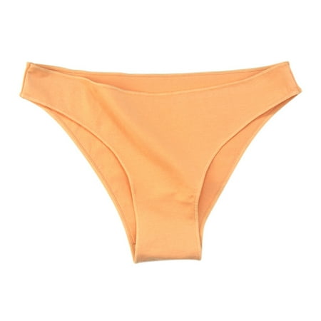 

6pcs Women s Solid Color Cotton Brief Underwear Low Waist Tummy Control Panties Ladies Panty Multipack