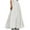 White, variant on Fgnfyis Womens Fashion Casual High Waist Fold A Dress Soild Vintage Loose Beach Wrap Maxi Long Skirt Skirts for Women Trendy Khaki XL