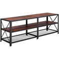 thumbnail image 1 of Mueble para TV Bluelander, Estante Organizador de 3 Niveles, Moderno, Ideal para Pantallas de 60 pulgadas, Café, 1 of 6