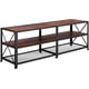 thumbnail image 1 of Mueble para TV Bluelander, Estante Organizador de 3 Niveles, Moderno, Ideal para Pantallas de 60 pulgadas, Café, 1 of 6