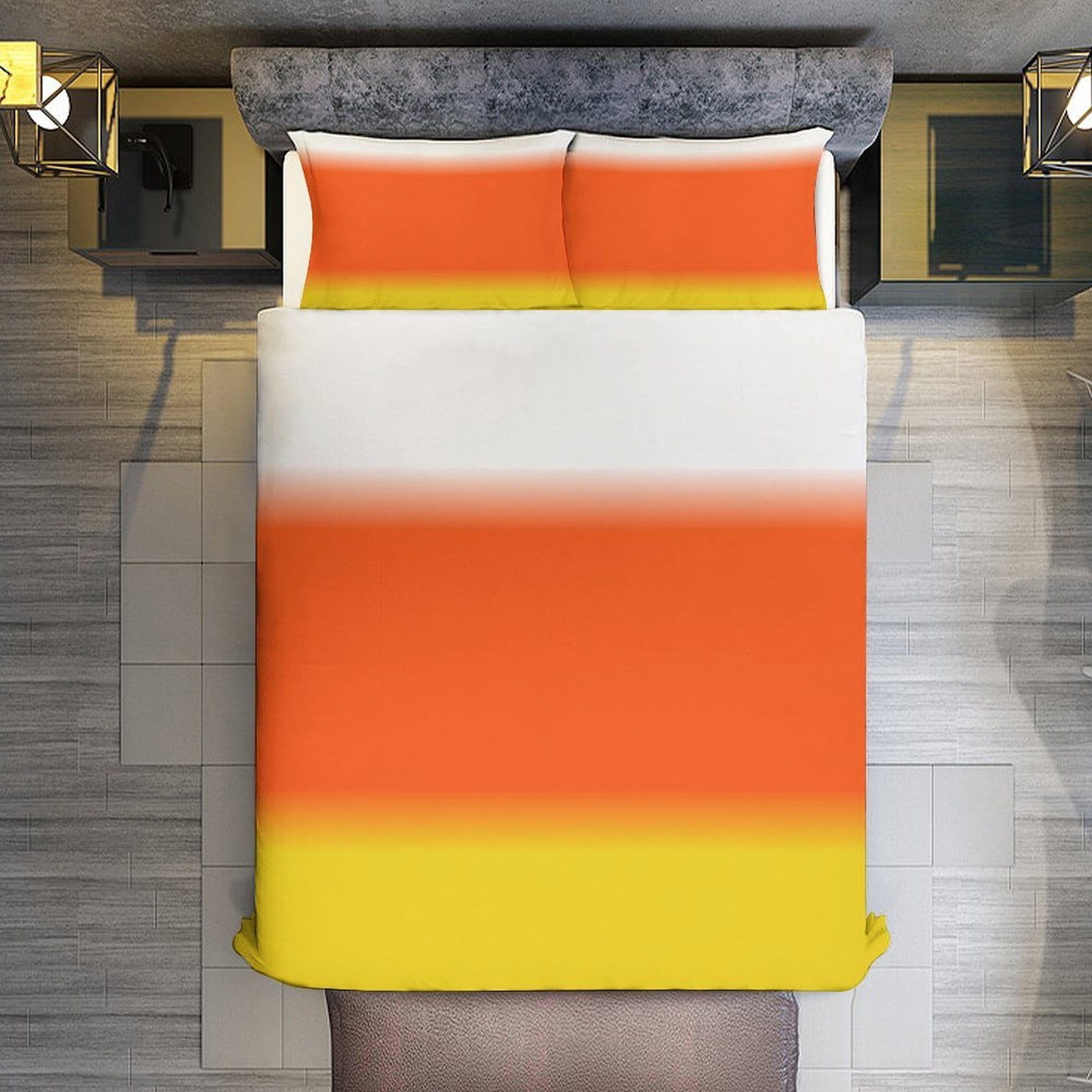 Candy Corn Costume（2） Bedding Set Duvet Cover Couple Bedclothes Pillowcase Customized Home Textiles Bed Set for Twin Size