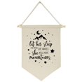 thumbnail image 1 of Let Her Sleep For When She Wakes She Will Move Mountains – Lienzo Colgante Con Bandera Para Colgar En La Pared, Regalo Para Decoración De Bebé, Niños, Niñas, Guardería, Habitación De Adolescentes, Pue, 1 of 5