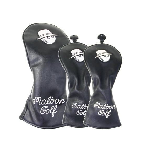 Golf Club Headcover, Wood Headcover for Driver Fairway Wood Hybrid Blade Mallet Putter Cover Wood Head Cover, Gifts for Women Men Teens Golfer