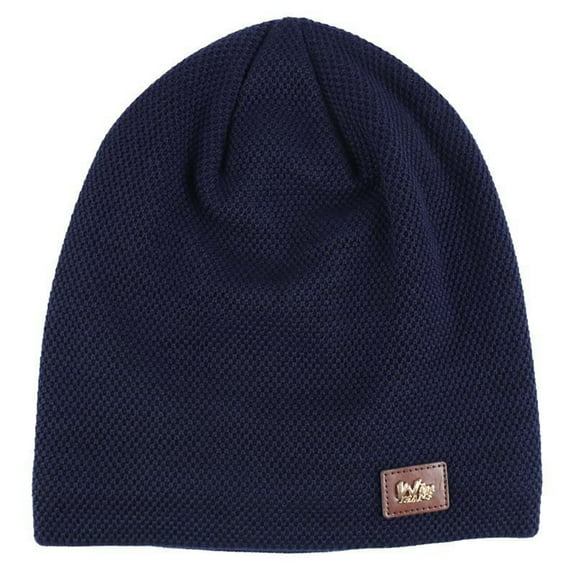 Limei Fashionable Knitted Cuffed Beanie Non-shedding for Male Comfortable