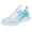 Light Blue, variant on AUDeals Womens Trail Running Shoes - Memory Foam Walking Sneakers, Color Block Lightweight Lace Up Outdoor Training Shoes