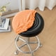 thumbnail image 5 of Round Bar Stool Cover | Slip-Resistant Elastic Seat Protector | Durable Nylon Spandex | Washable | Fits 13.78” Diameter | 1 Pack | Light Blue, Dark Blue, Mint Green, Orange, Dark Gray, Gray, 5 of 6