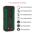 thumbnail image 3 of VONKY Car Inverter 300W Power with 7Port Type-C USB QC3.0 Fast Charging DC12V/24V To AC220V 1Set, 3 of 6