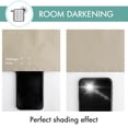 thumbnail image 4 of Bxaolu Black Out Curtains 98 Inches Long 2 Panels for Living Room, Bedroom, Office Thermal Insulated Blackout Drapes Solid Grommet Noise Reducing Window Curtains, W40, 4 of 9