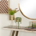 thumbnail image 2 of CosmoLiving by Cosmopolitan 12", 9"H Small Gold Metal Planter with Removable Stand (2 Count), 2 of 8