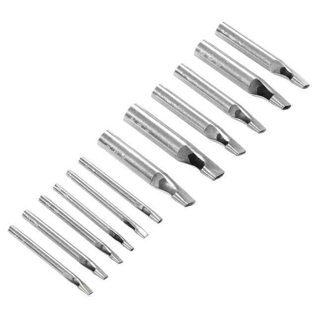 Ensemble de Poinçons en Cuir, 12 Pcs Poinçons Précis pour Ceinture Réponse Rapide