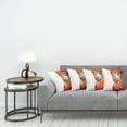 thumbnail image 3 of Ambesonne Christmas Throw Pillow Cover 4 Pack, Funny Snowman Santa, 20", White Orange, 3 of 7