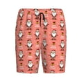 thumbnail image 3 of Picia Merry Christmas Santa Claus Pajama Shorts for Men, Men's Pajama Bottoms, Sleepwear,Short Pajama Pants-Large, 3 of 9