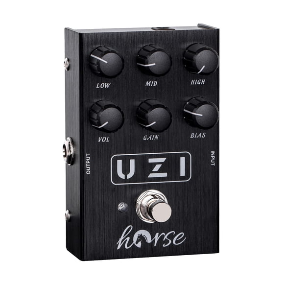 Pedal de Distorsión UZI de Horse – Heavy Metal con Control BIAS