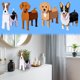 thumbnail image 1 of Fiudx Maceta con Forma de Perro, de Pvc, Duradera y Estable, Ideal para Jardín Interior y Exterior, Fácil de Instalar y Limpiar, Ideal Como Regalo. Tamaño: 1 Unidad., 1 of 2