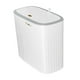 thumbnail image 2 of Cubo de basura para baño con tapa, contenedor de basura de diseño simple, cubo de basura delgado para Blanco, 2 of 9