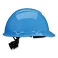 thumbnail image 2 of SecureFit H-Series Hard Hats, H-700 Vented Cap with UV Indicator, 4-Point Pressure Diffusion Ratchet Suspension, Blue | Bundle of 5 Each, 2 of 4