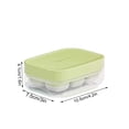 thumbnail image 3 of Molde de cubitos de hielo de silicona de grado alimenticio con prensa, diseño moderno y compacto para bebidas frías, fiestas y uso doméstico., 3 of 7