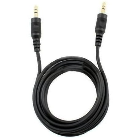 Gold Plate Audio Cable - Wideskall® 12 Feet 3.5mm Gold Plated Male to Male Aux Stereo Audio Cable (Black)