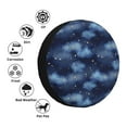thumbnail image 4 of Sikiie Starry Sky PVC Leather Spare Tire Wheel Cover Spare Tire Cover, for Car Truck SUV Camper Trailer Universal Fit(14-17in)-17 inch, 4 of 6