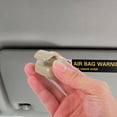 thumbnail image 3 of BESTONZON 2Pcs Vehicle Sun Visor Bracket Clips Beige Practical Car Interior Accessory, 3 of 6