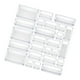thumbnail image 1 of Juego de 25 de cajones de maquillaje transparente Baoblaze Organizadores de cajones, 1 of 8