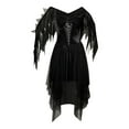 thumbnail image 6 of Women Halloween COS Black Angel Red Dark Belt Sexy Halloween Party Little Skir Halloween Party Dress, 6 of 6