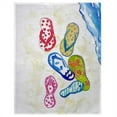 thumbnail image 1 of Betsy Drake PM154 Ensemble de 4 Napperons Six Flip Flops 14 x 18 Po, 1 of 1