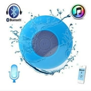 Blu etooth, Waterproof Shower Speaker, Skip & Back Buttons, Blue