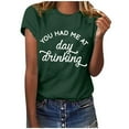 thumbnail image 2 of Fesfesfes Workout Short Sleeve Tops for Women's Beer Festival Printed Tops Fashion Cute Short Sleeve Round Neck Tops Shirt Women Short Sleeve Tshirt M(US:6), 2 of 5