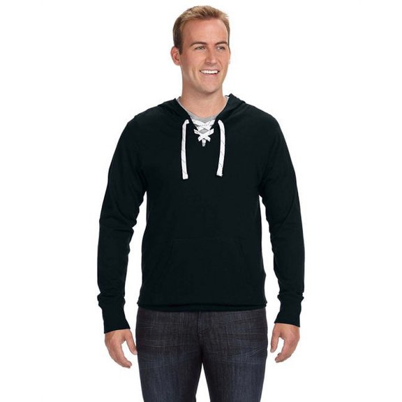 J America Men's Sport Lace Jersey Hoodis JA8231